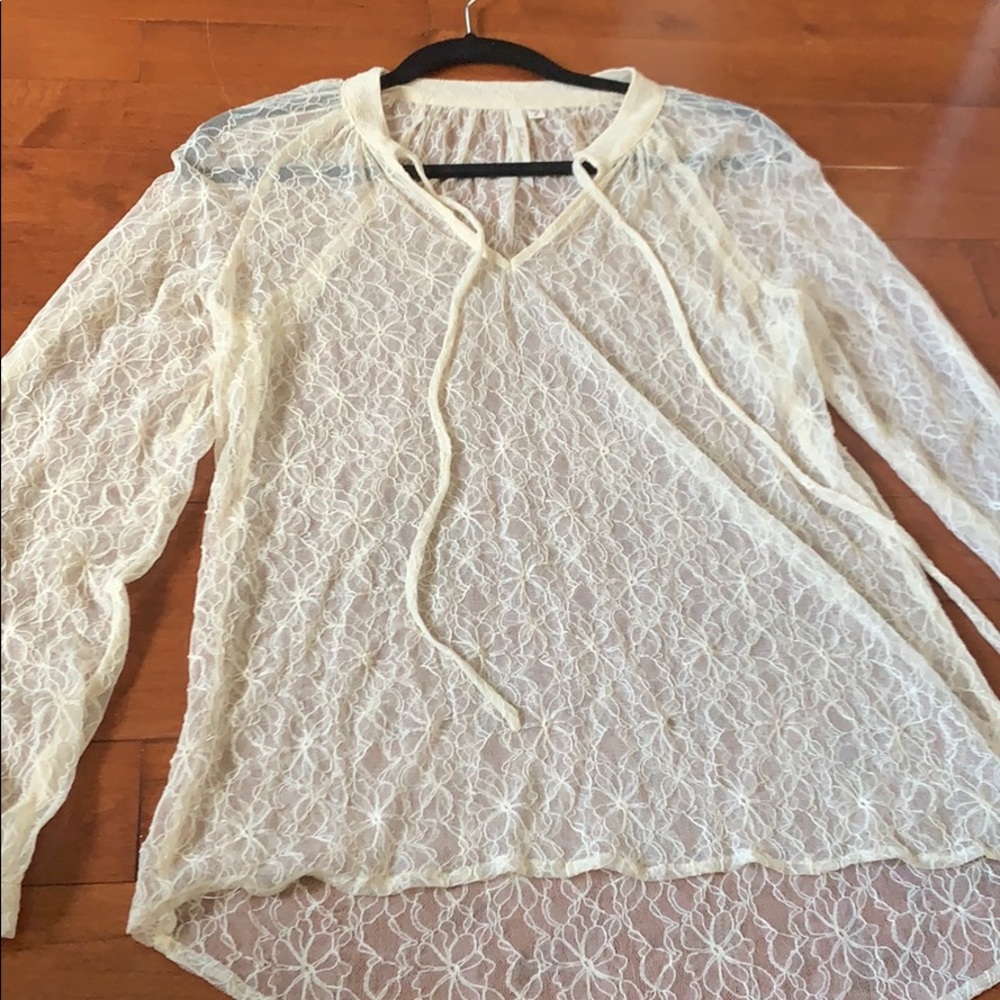 Beautiful sheer lace top